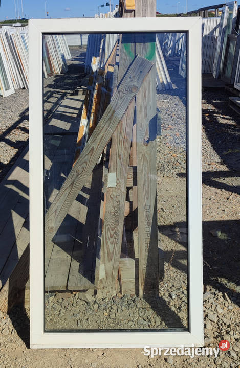 OKNA KacprzaK Witryna 78X145 FIX Używany PCV Okna ścienne mazowieckie Siedlce