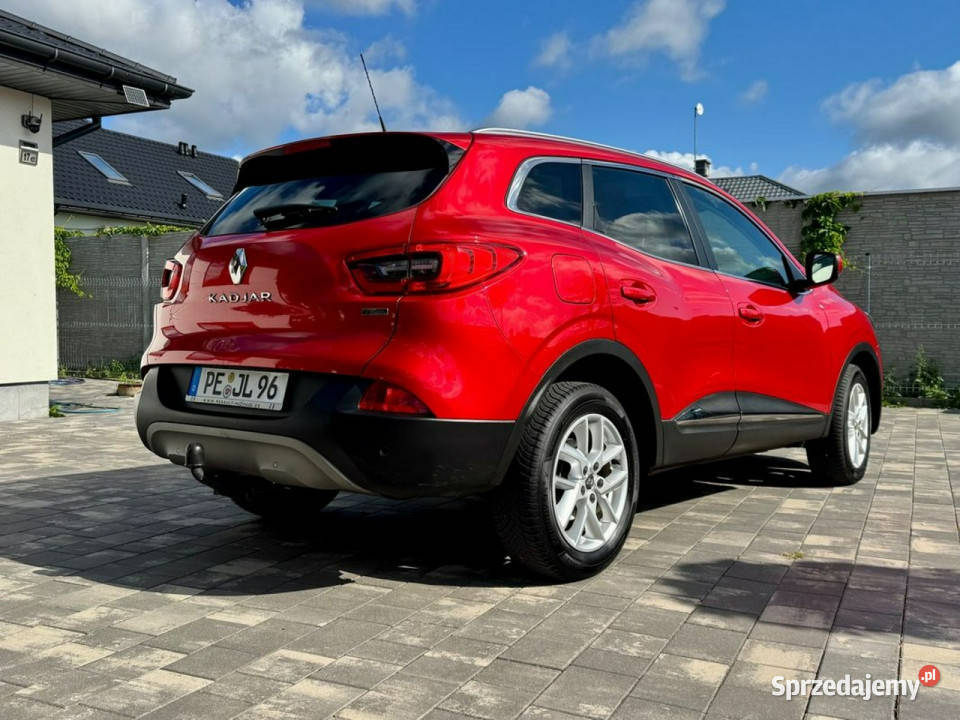 Renault Kadjar Kadjar 1 właściciel 102 4x4 czerwony Szerominek