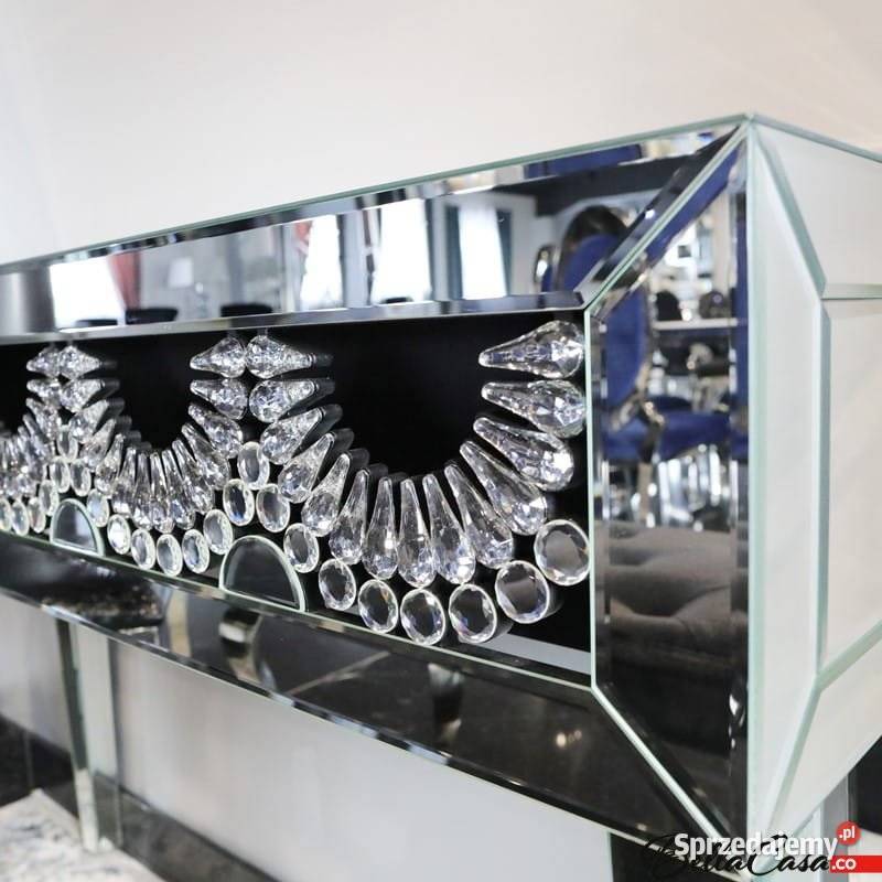 Lustro dekoracyjne do kompletu konsola szklana Warszawa