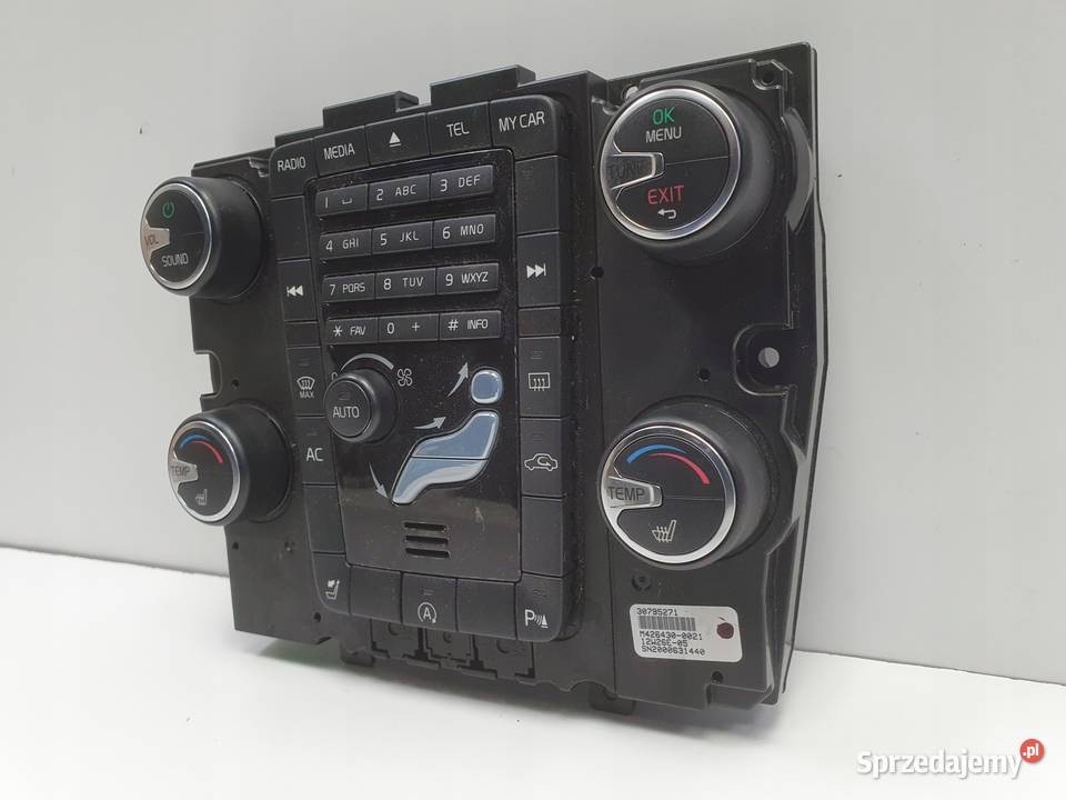 Volvo S60 II V60 I PANEL KLIMATYZACJI Nawiewu osobowe Panele sterowania, przełączniki