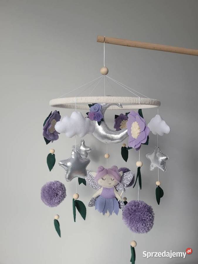 Karuzela do łóżeczka Fioletowa wróżka śląskie Częstochowa