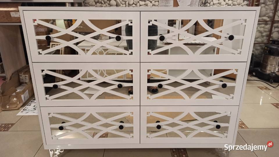 Komoda 130 wysoki połysk6 szuflad Glamour Nowy Sącz sprzedam