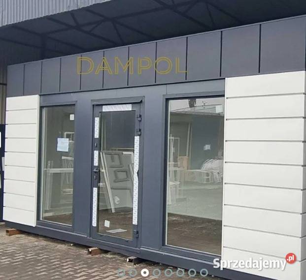 6x3m pawilon kontener beauty handlowy usługowy parter