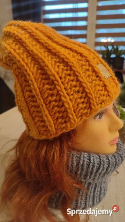 Czapka beanie wełna 100 Uniseks małopolskie Kraków sprzedam