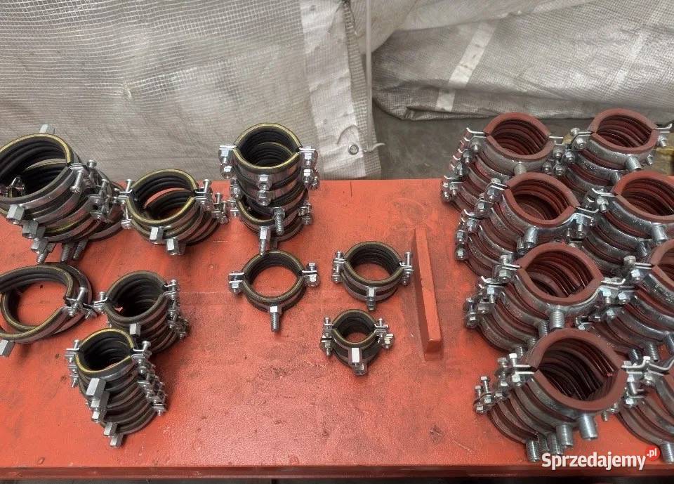 Obejmy uchwyty do rur 20250 mm różne rozmiary pomorskie