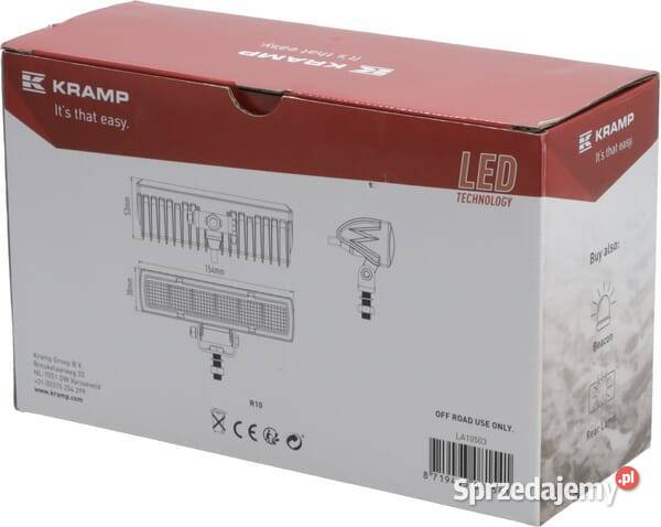 Lampa robocza pośrednia 18W 1500 lumenów LA10503 Kamionna