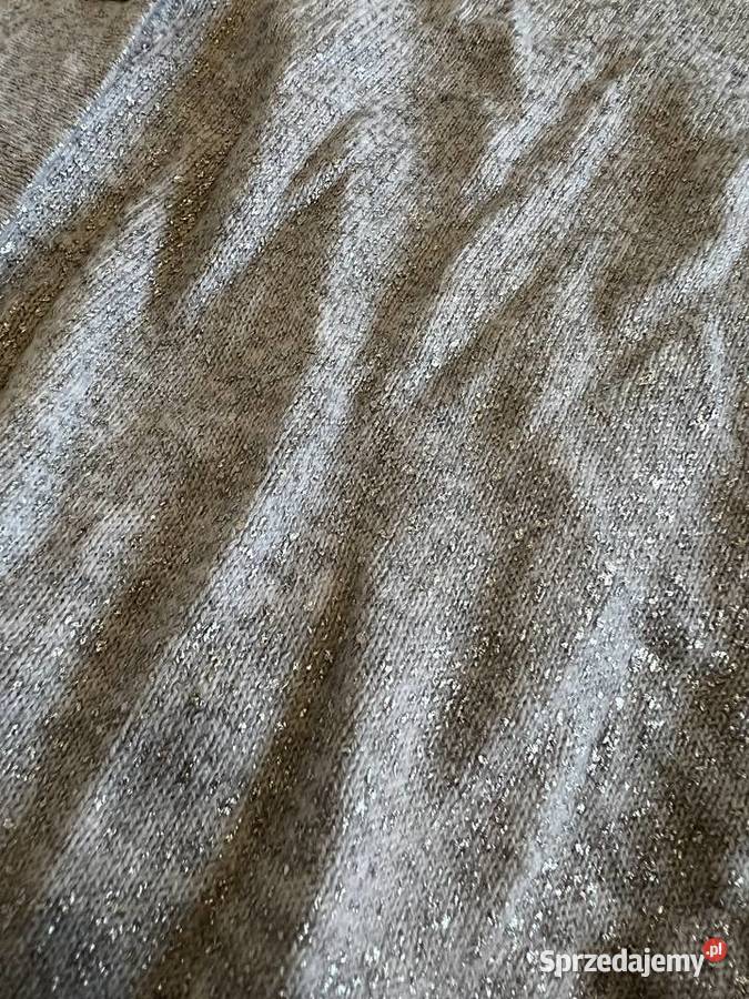 Sweter kardigan szary zapinany na guziki Jasło