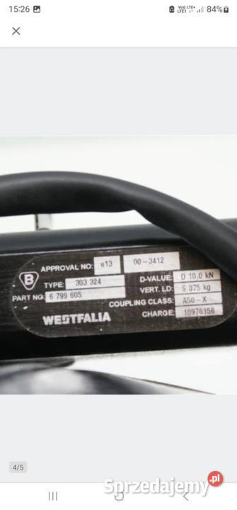 Hak elektryczny BMW3 f30f31