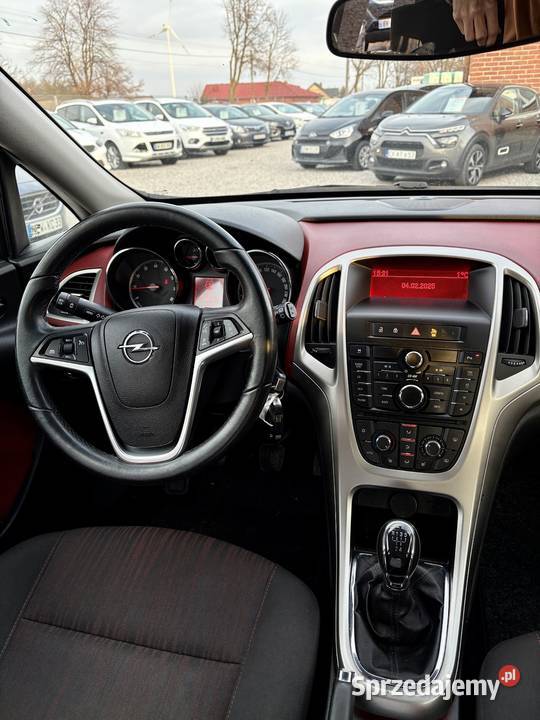 Opel Astra J 16 Benzyna szary Samochody osobowe