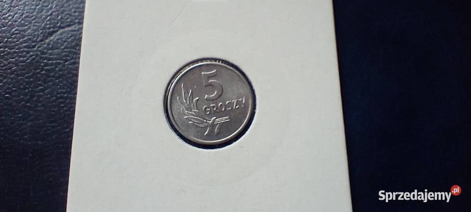 Stare monety 5 groszy 1968 skrętka Polska PRL Lesko