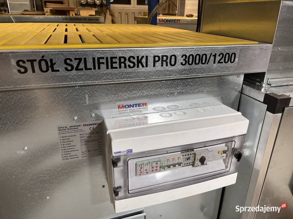 Stół szlifierski PRO 30001200 z nawiewem Bielsko-Biała