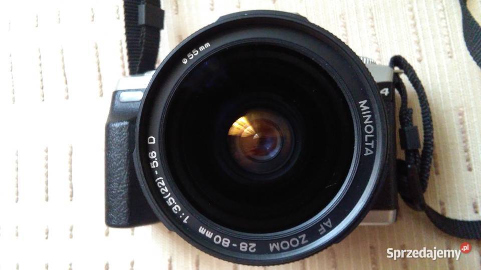 Aparat Minolta Dynax 4 obiektyw AF 2880mm Aparaty Opole