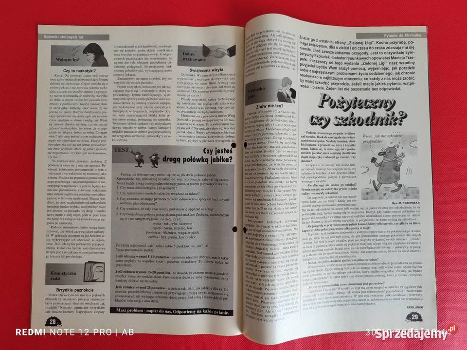 Zielona Liga 2000 4353 miesięcznik przyroda