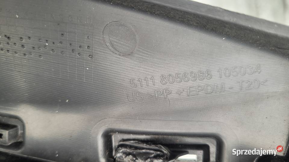 BMW X3 F25 MPAKIET ŚLIZG ZDERZAK PRAWY PRZÓD