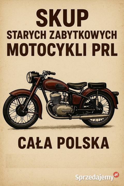 SKUP STARE ZABYTKOWE MOTOCYKLE MOTOROWERY MOTORY Lubartów