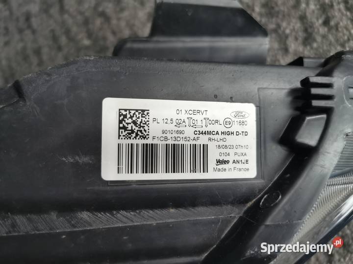 LAMPA PRZEDNIA PRAWA FORD C MK2 LIFT XENON LED prawe dolnośląskie Pielgrzymka