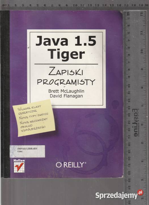 Java 15 Tiger A Developers N Brett McLaughlin Pruszków