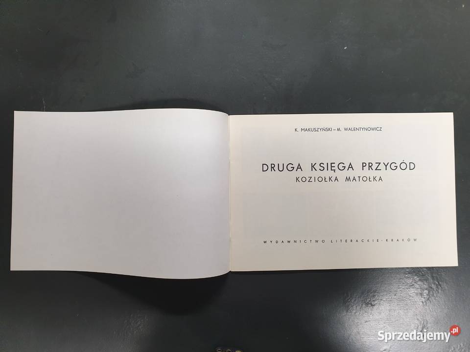 2ga Księga Przygód Koziołka Matołka stan idealny Gdynia