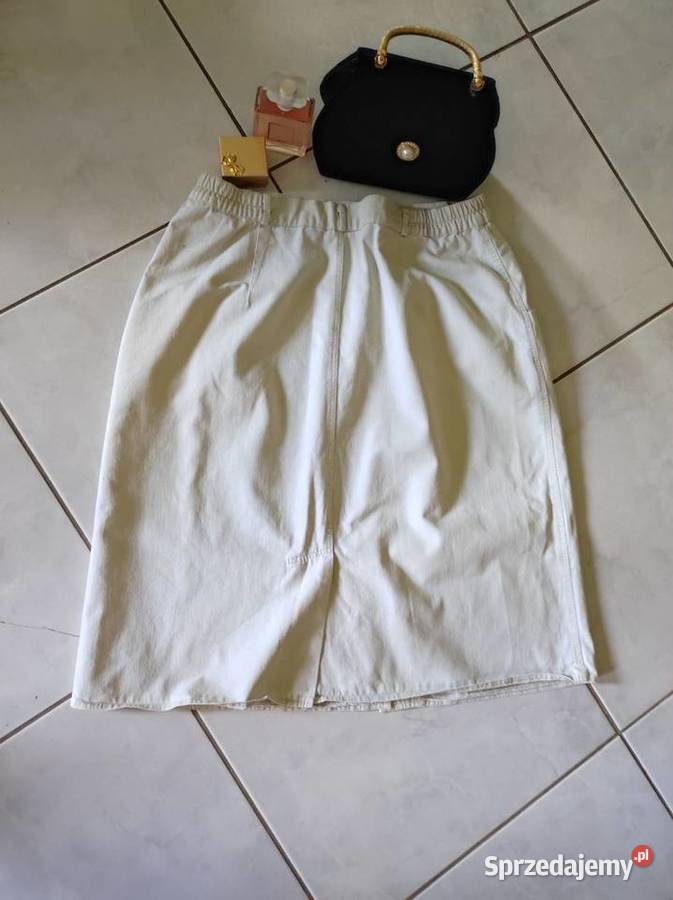 bawełniana spódnica na lato safari z kieszeniami Kielce sprzedam