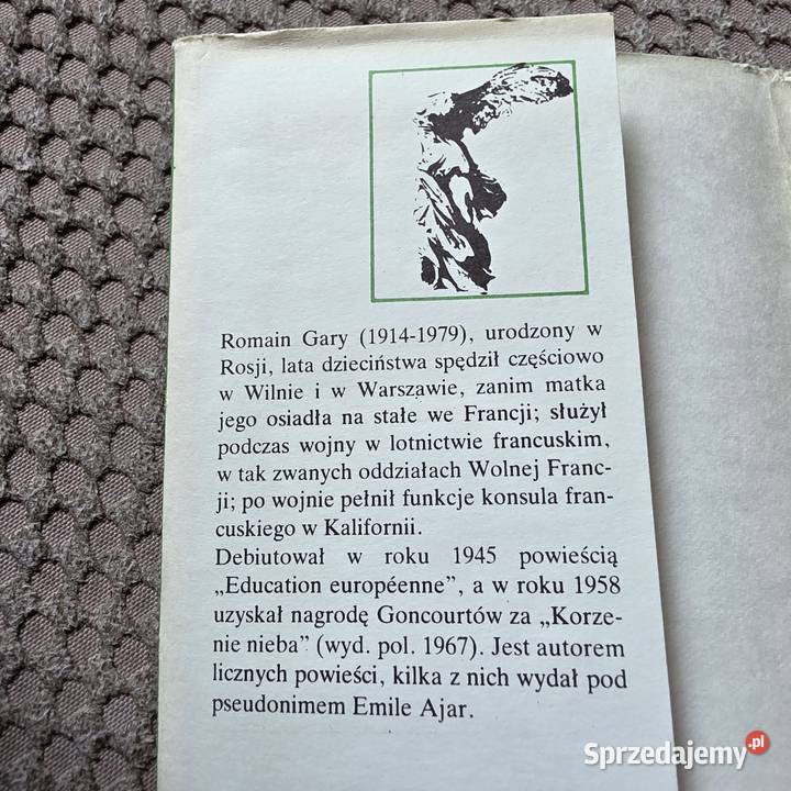 Romain Gary Obietnica poranka Proza i poezja Kraków