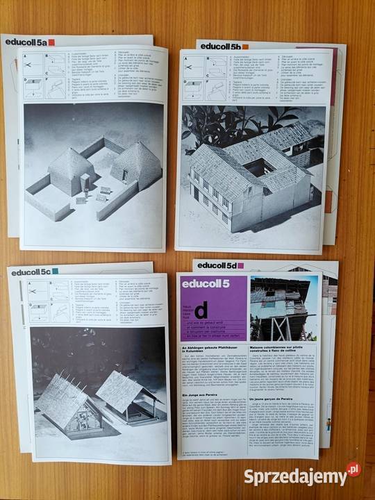 Domki kartonowe do sklejania educoll 4 i educoll Gdynia