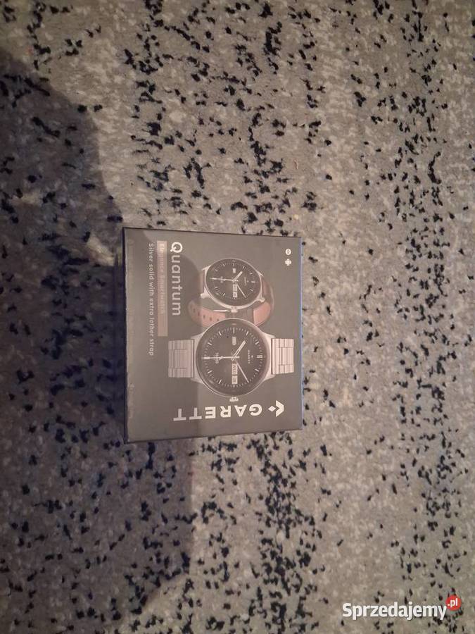 Smartwatch Garett Quantum srebrny stalowy