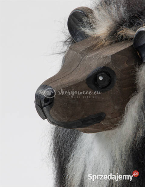 Niedźwiedź dekoracyjny czarnobiały 30x45x55 małopolskie Szaflary