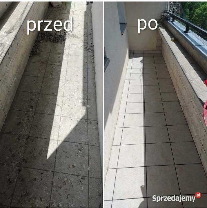 Czyszczenie Balkonów Gołębiach i tarasów Kraków