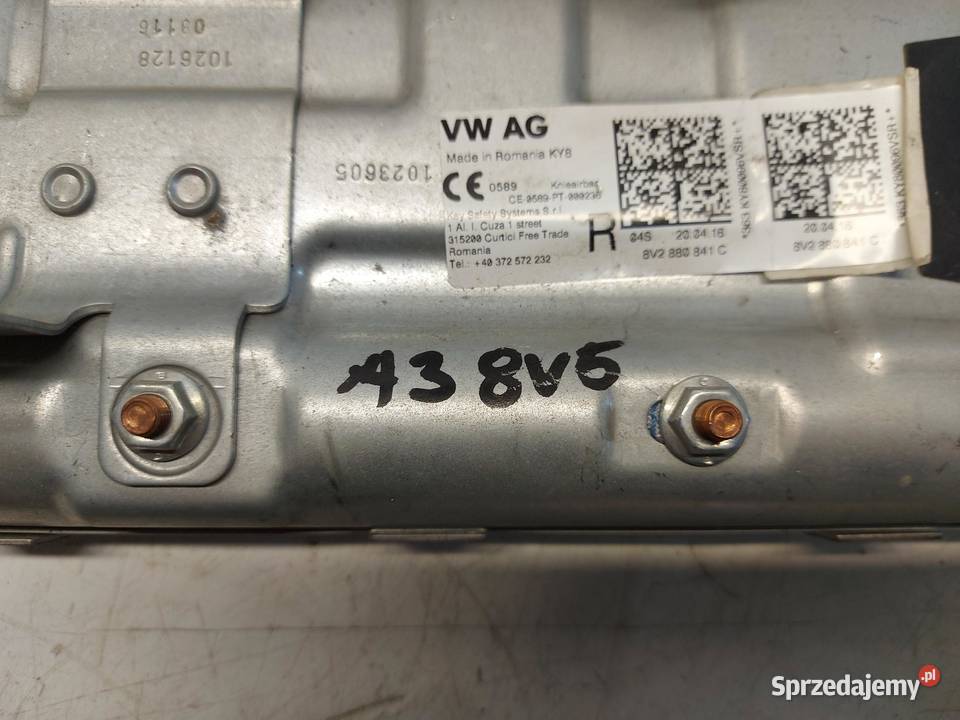 AUDI A3 8V Poduszka powietrzna Airbag kolanowa dolnośląskie