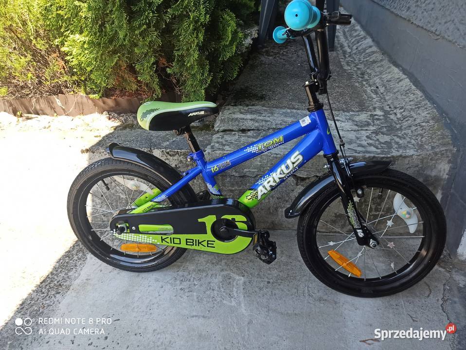Rowerek DZIECIECY Firmowy ARKUS 16 Kółka Boczne Dziecięce Wieliczka