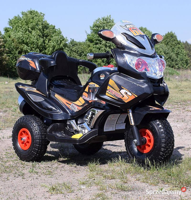 Autko motorek MEGA MOTOR z oparciem na Myszków