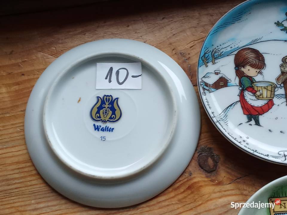 Kolekcjonerskie talerzyki z motywami dzieci Pozostałe zachodniopomorskie Prusim
