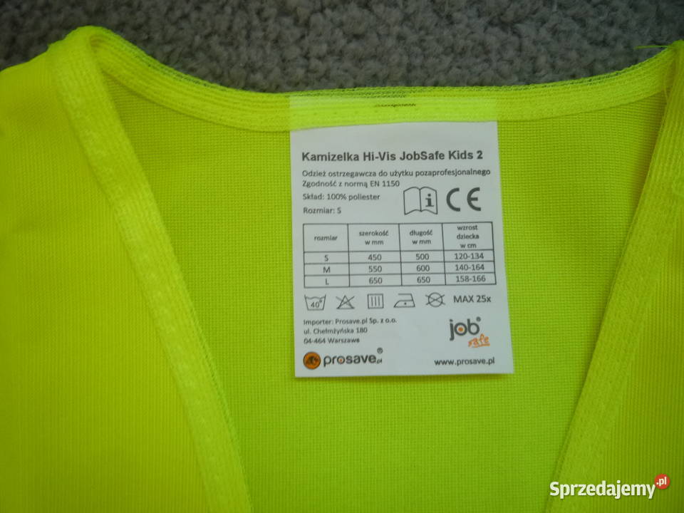 Nowa 128134 Hivis Żółta Kamizelka odblaskowa Szczecin sprzedam