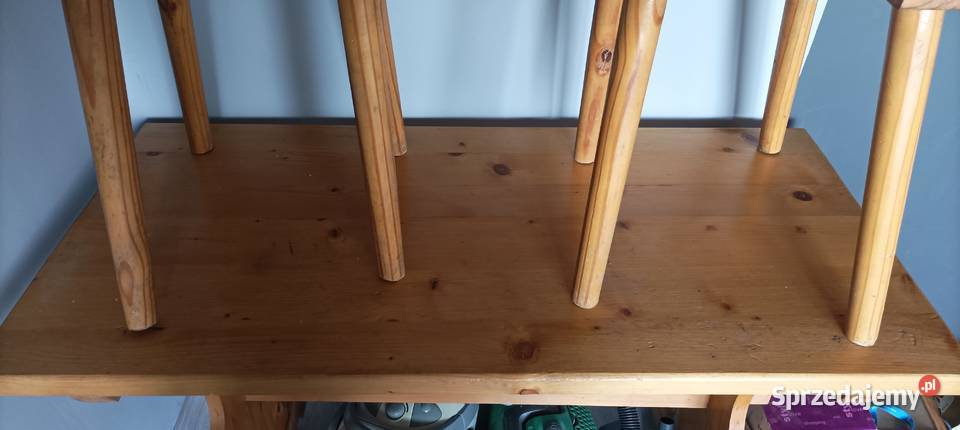Stół drewniany Kuchenny krzesełka dodoatek Łódź