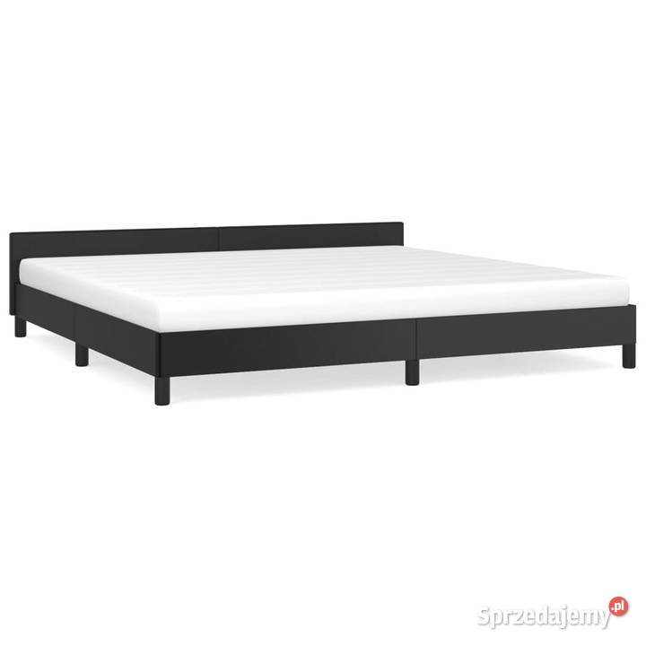 Rama łóżka z zagłówkiem bez materaca czarna 50cm mazowieckie