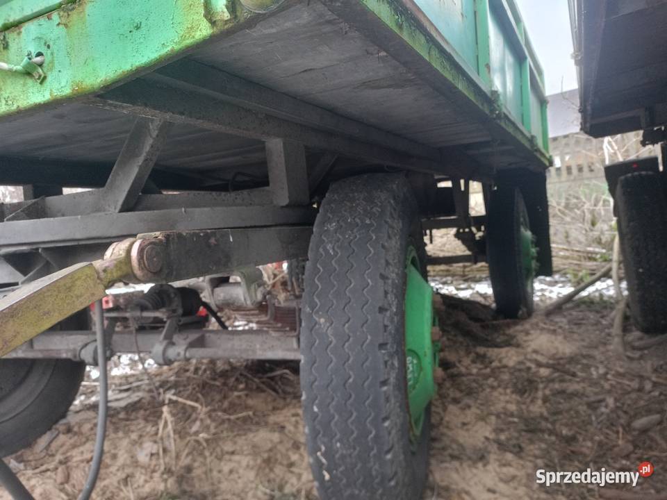 Przyczepa rolnicza przyczepa sztywna przyczepa Łysiny