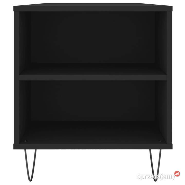 Stolik kawowy czarny 102x445x50 materiał Warszawa sprzedam