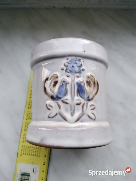 Pojemnik ceramiczny kubek dekoracja Choszczno