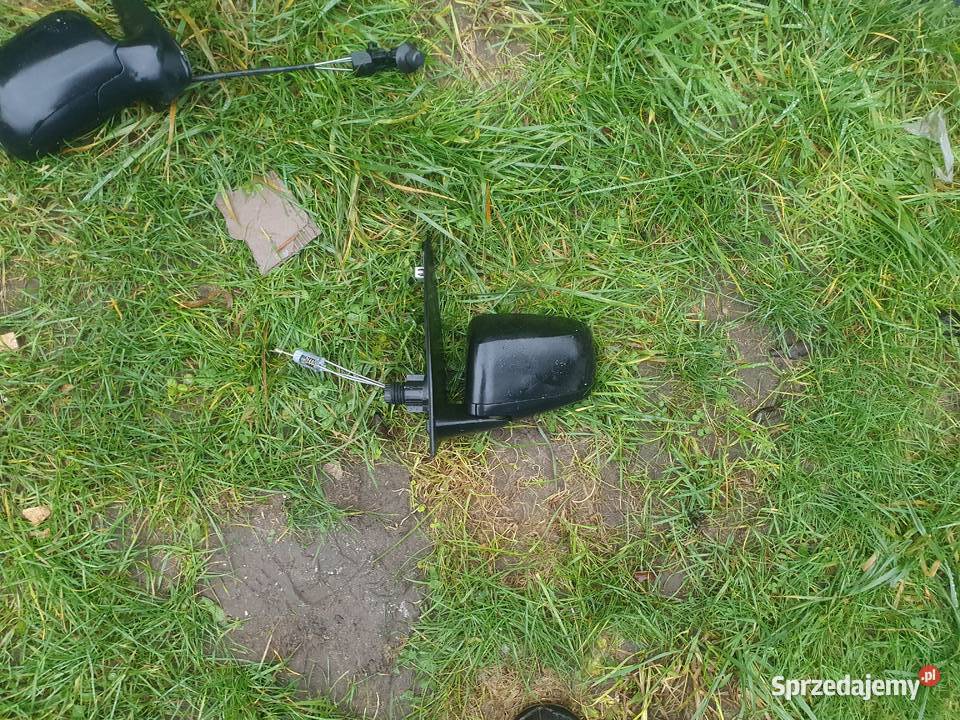 Lusterko lewe manualne czarne nie lakierowane Kraków