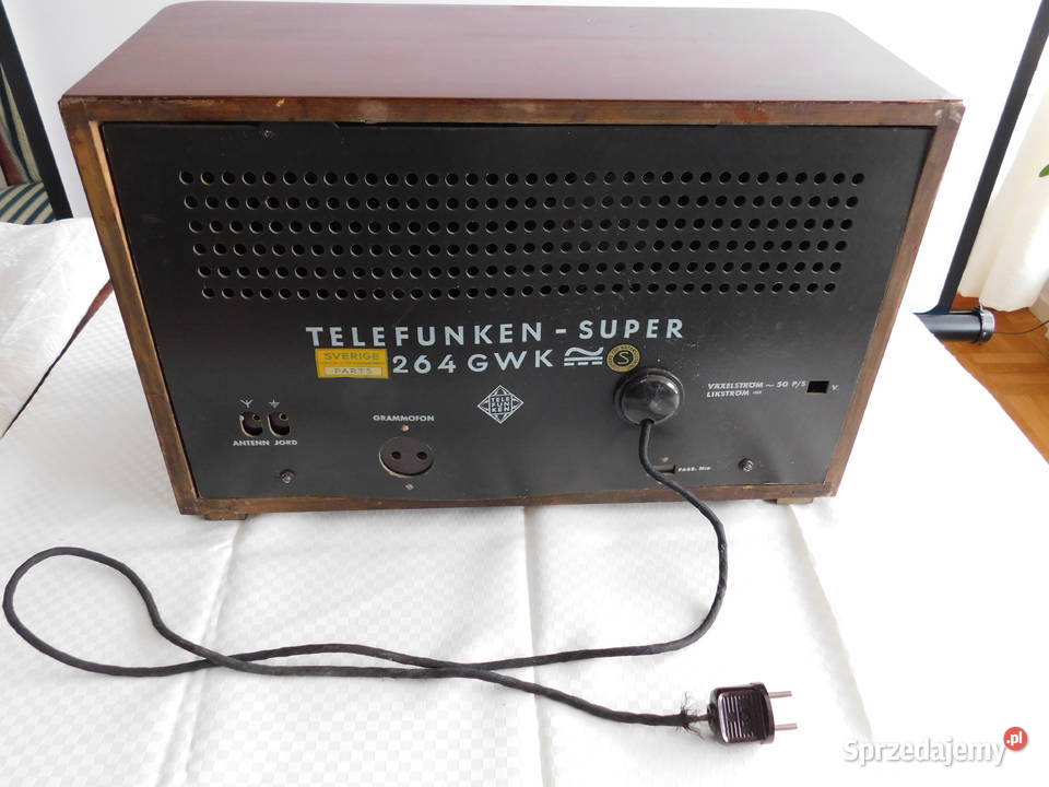 radio telefunken super 264GWK 772 Fiaf zachodniopomorskie Szczecin