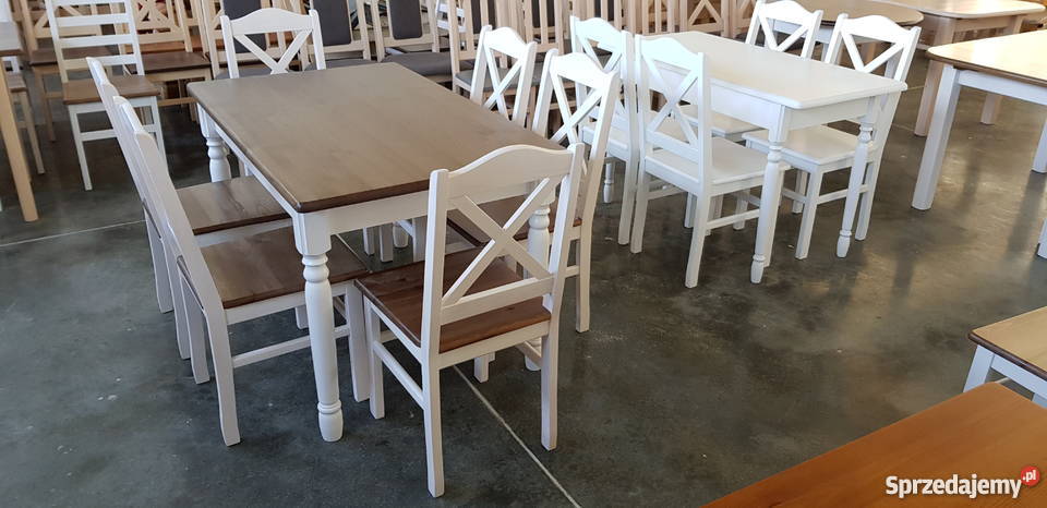 Krzyżak krzesło modne skandynawskie białe siwe Dom i Ogród lubuskie sprzedam