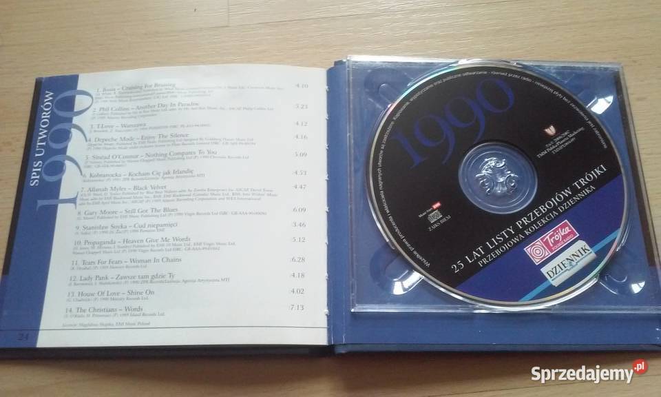 25 lat listy przebojów trójki 1990 CD Szczecin