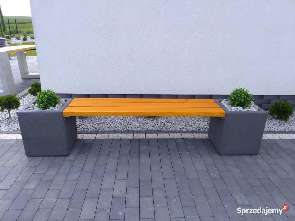 ławka z betonu architektonicznego Ł1 beton Łódź