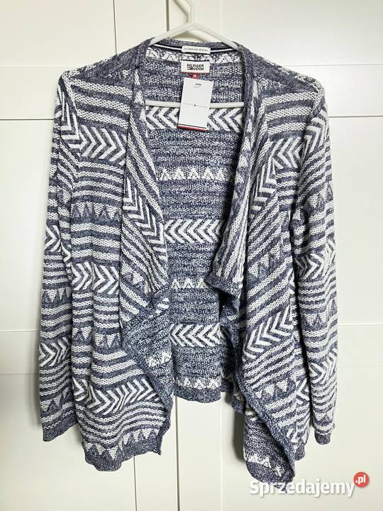 Nowy świetny bawełniany kardigan Tommy Hilfiger Nisko