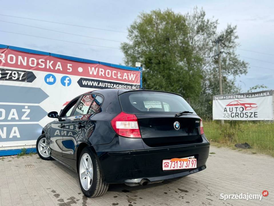 BMW 116i 16 Benzyna 2005 Klimatyzacja Alufelgi 5 Samochody osobowe Wrocław