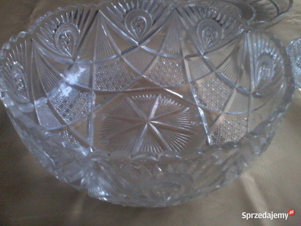 kryształy szkło patera salaterki etc prl Częstochowa