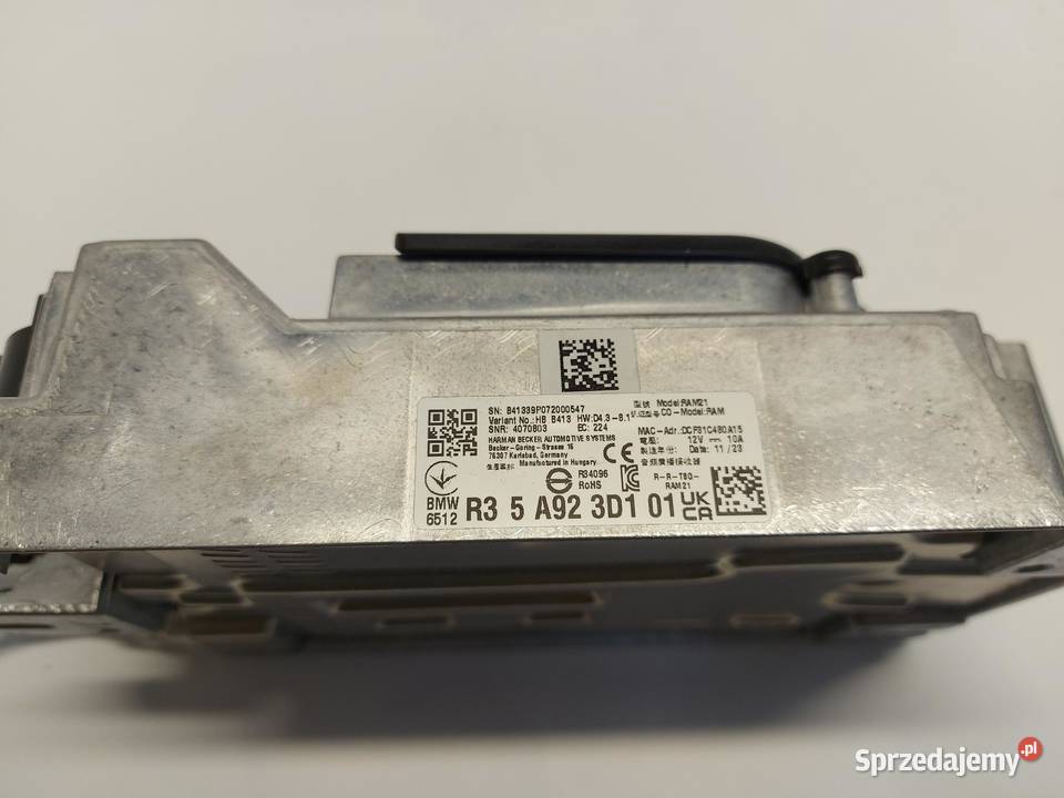 BMW iX1 X1 U11 Wzmacniacz radio audio Harman