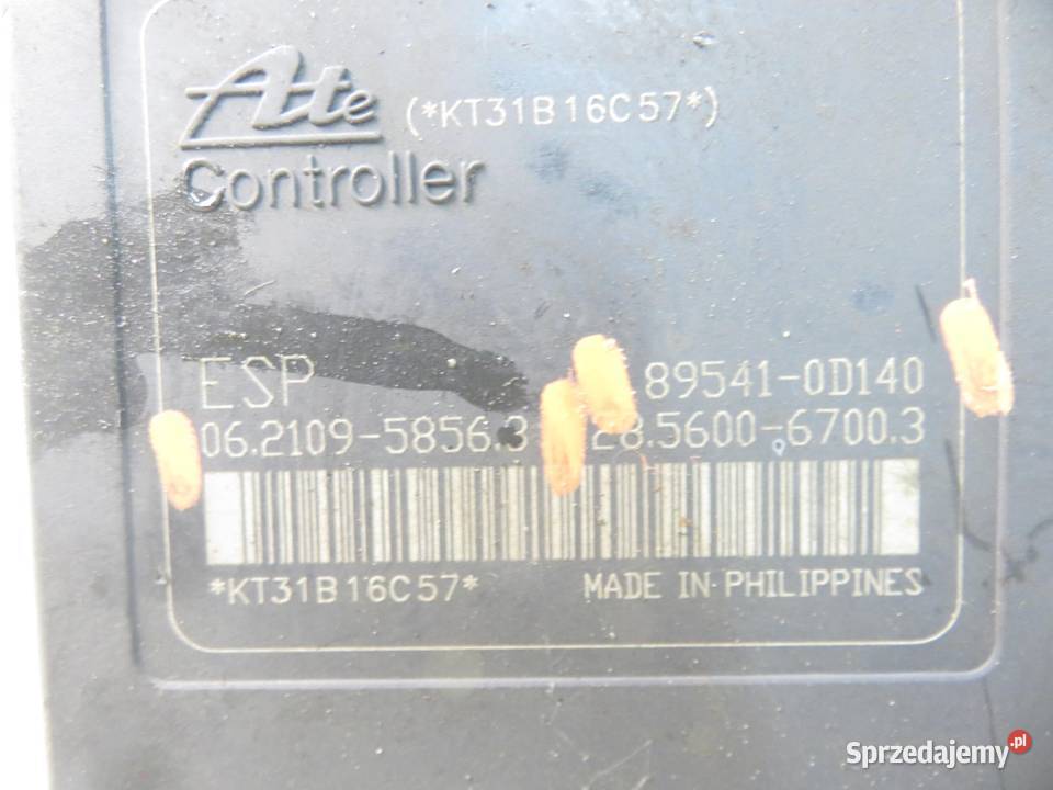 POMPA ABS TOYOTA YARIS II P9 06210958563 Części samochodowe