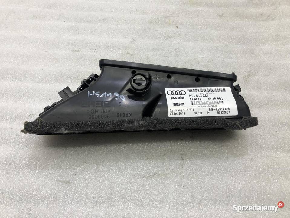 KIEROWNICA KANAŁ DOLOT POWIETRZA AUDI A5 osobowe Kanały powietrza