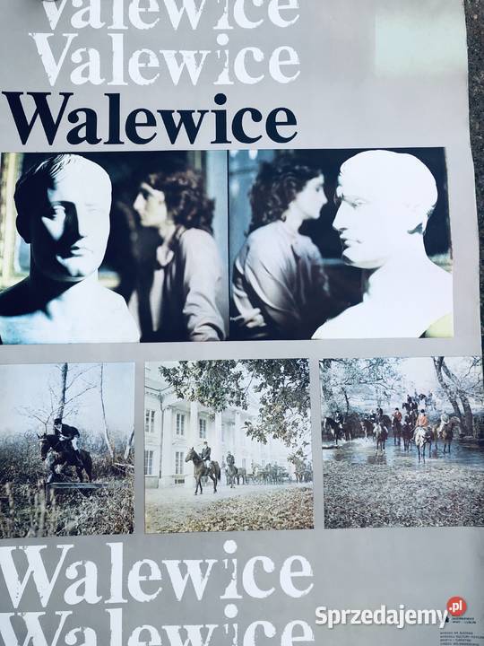 Plakat Walewice wydane na zlecenie urzędu w Łowicz